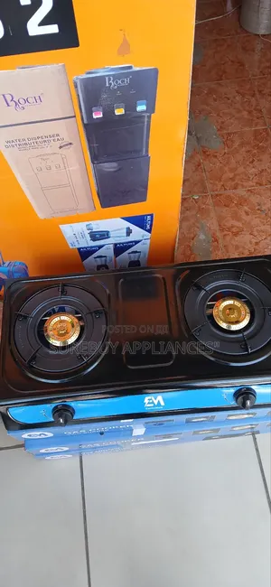 Electromate Stainless Steel 2-Burner Gas Cooker Hob