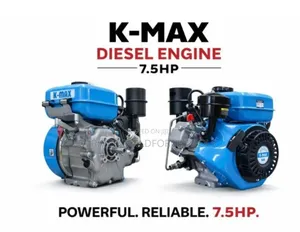 K-Max 7.5hp Heavy-Duty Diesel Powered Engine