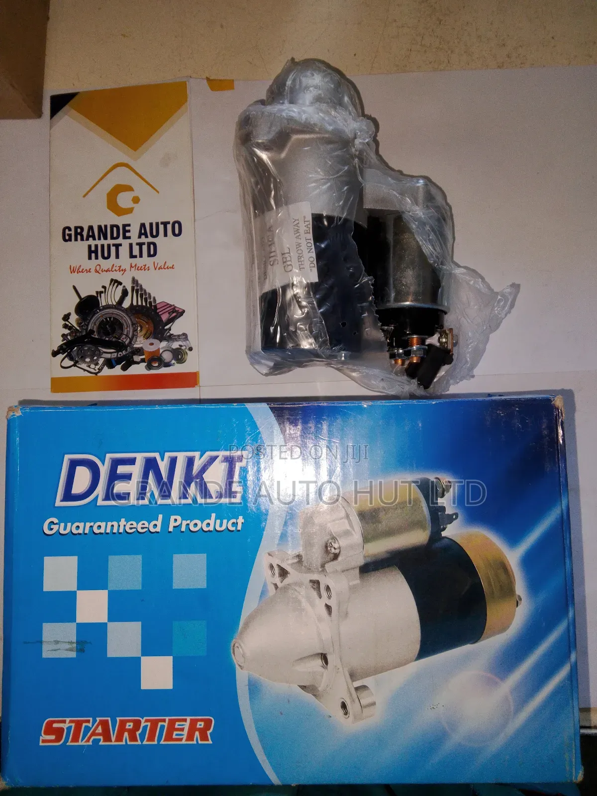 Starter Motor Hyundai Tucson 2015 Petrol (Denki Brand)