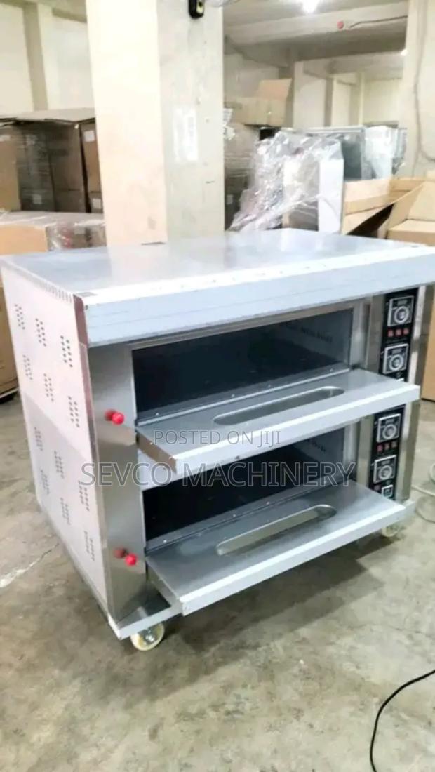 Heavy Duty 2 Deck 4 Tray Industrial Oven - thumbnail 3