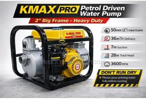 Kmax Pro 2" Petrol Driven Water Pump - thumbnail 2