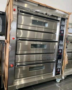 Heavy Duty 3 Deck 6 Tray Industrial Oven - thumbnail 2