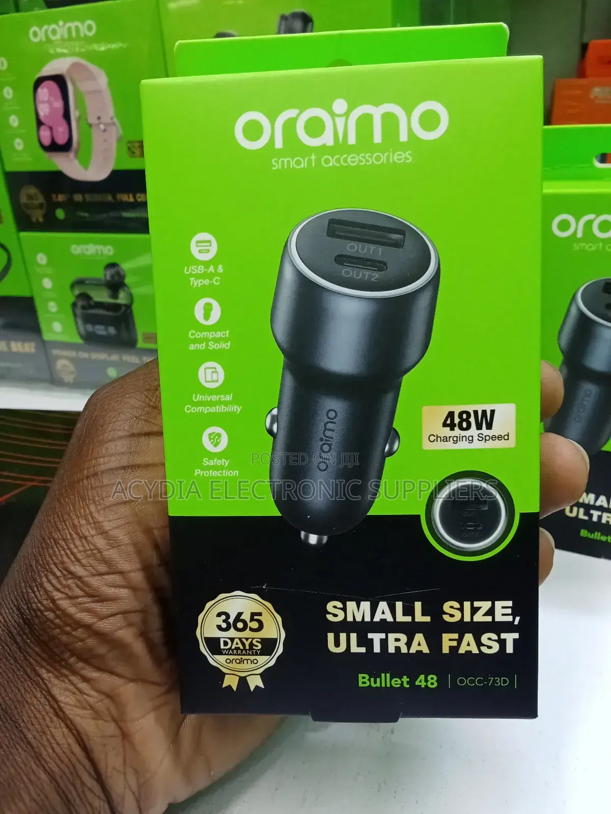 Oraimo Bullet 48 Occ-73d 48w Car Charger