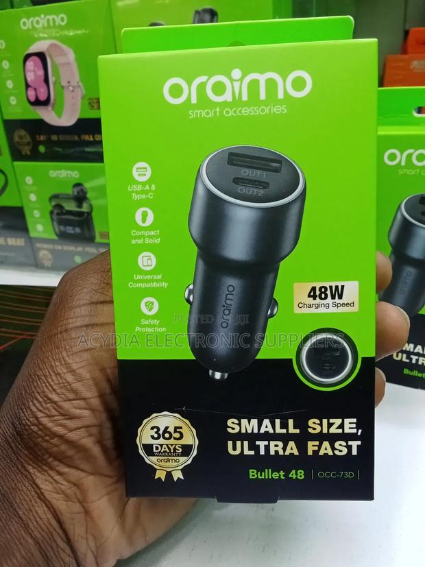 Oraimo Bullet 48 Occ-73d 48w Car Charger - thumbnail 2
