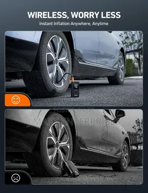 Tire Inflator Portable Air Compressor Cordless