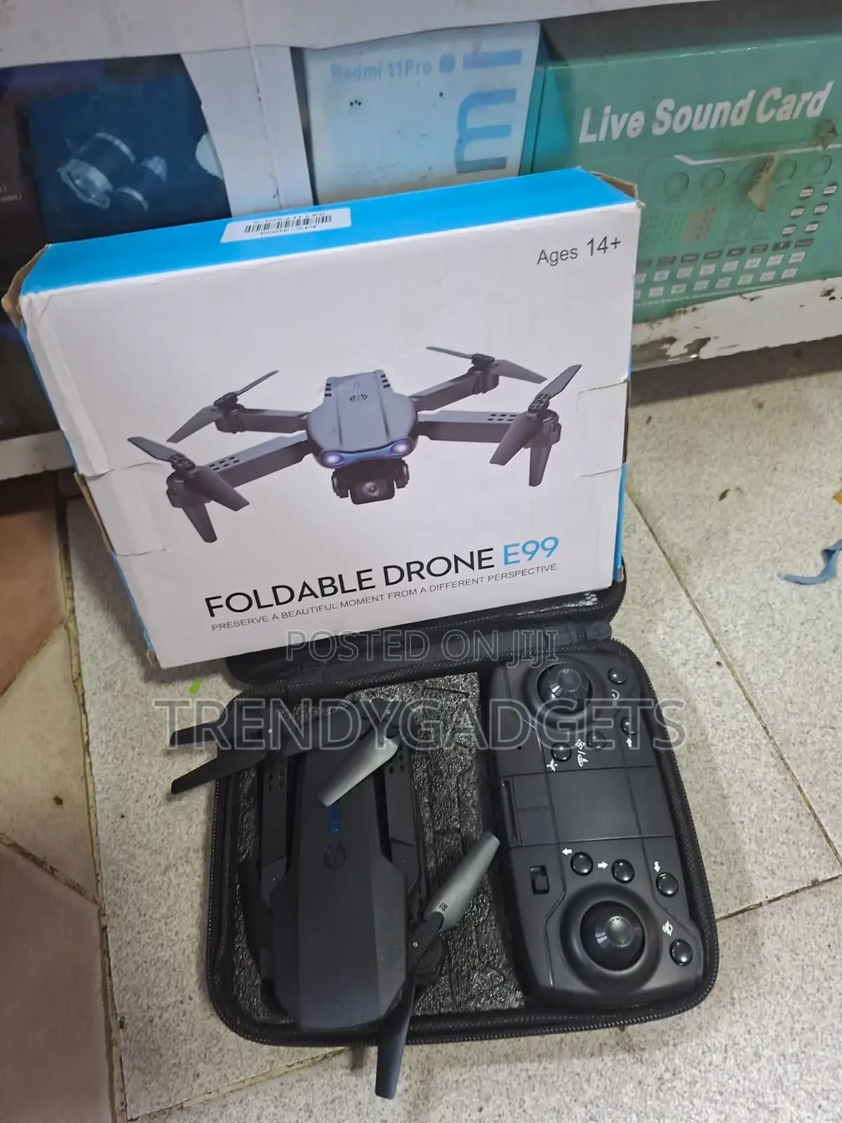E99 Foldable Drone With Hd Front 1080p Bottom Camera