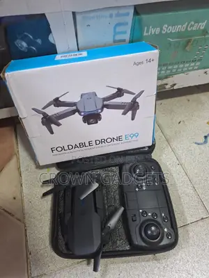 E99 Foldable Drone With Hd Front 1080p Bottom Camera