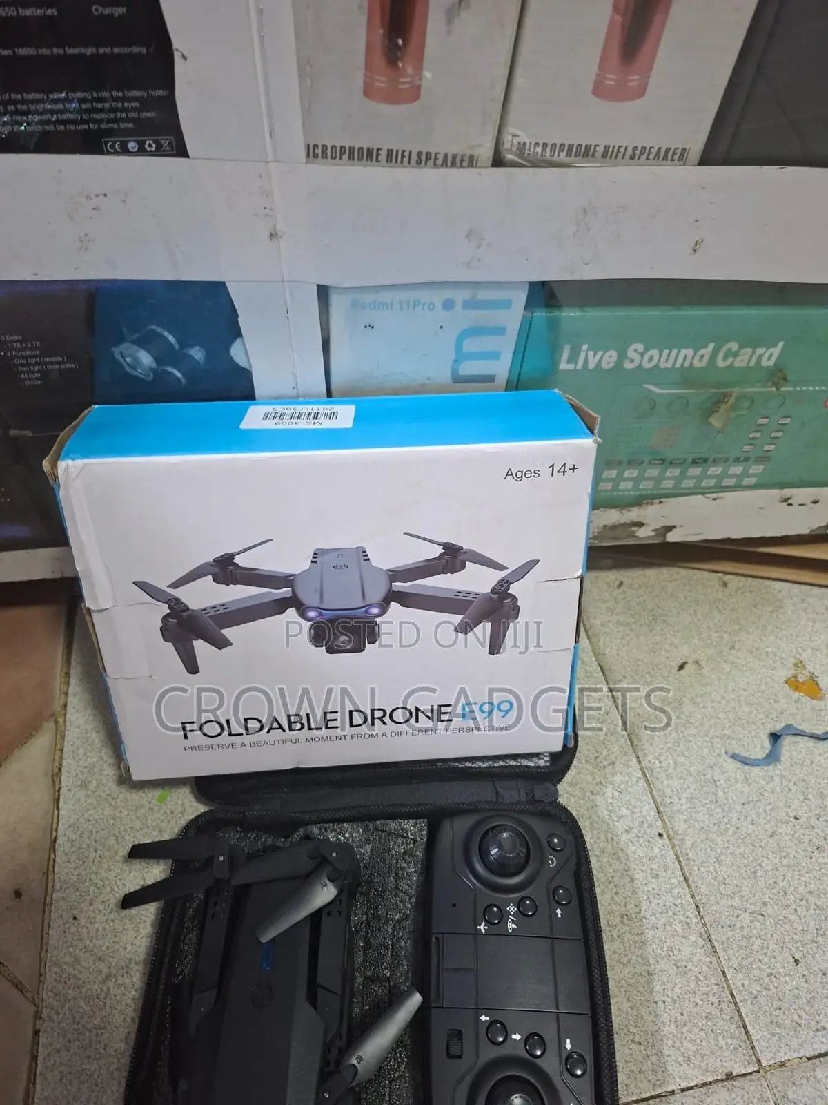 E99 Compact Foldable Drone for Teens With 2.4ghz Remote