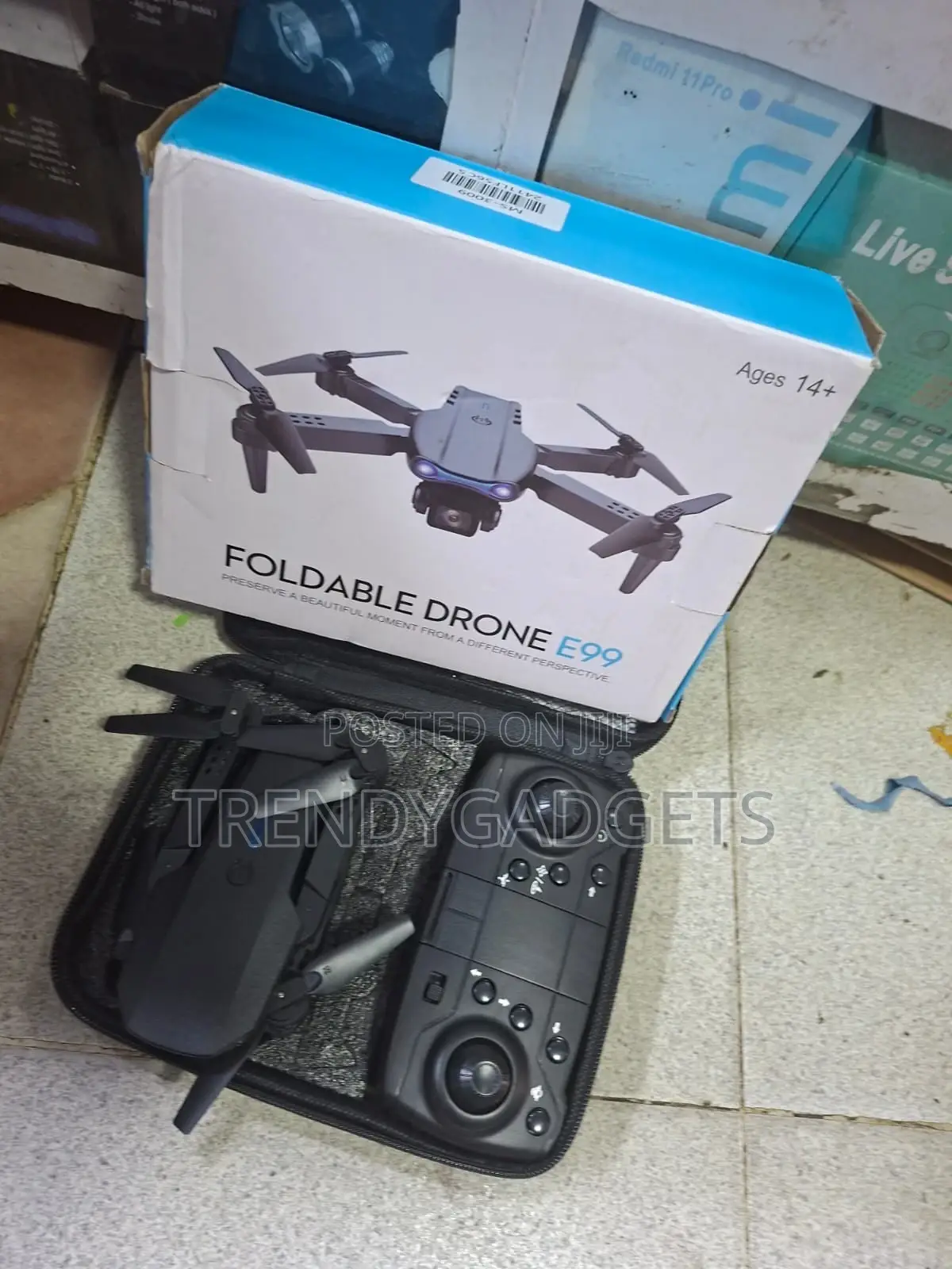 E99 Compact Foldable Drone for Teens With 2.4ghz Remote