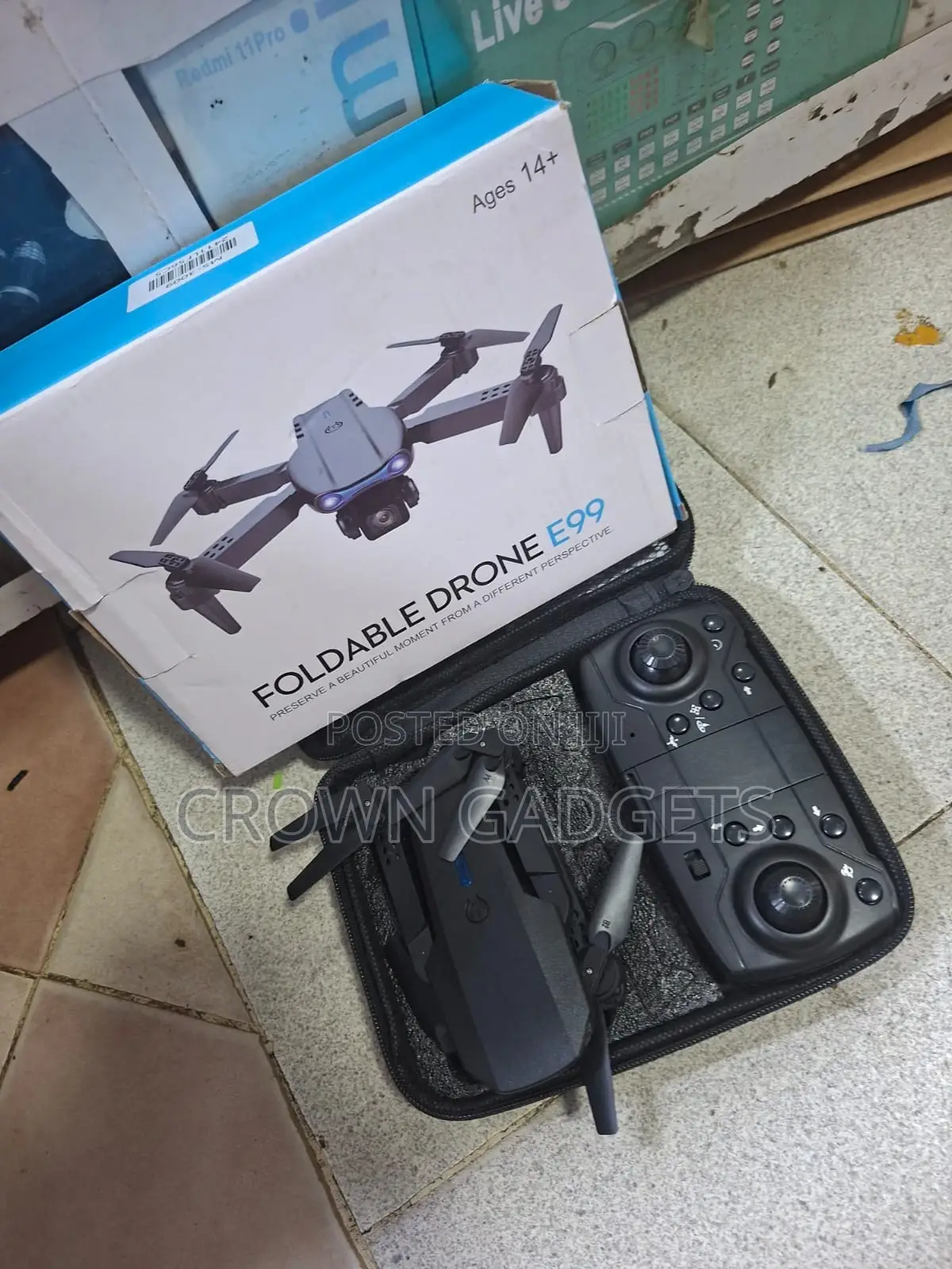 E99 Compact Foldable Drone for Teens With 2.4ghz Remote