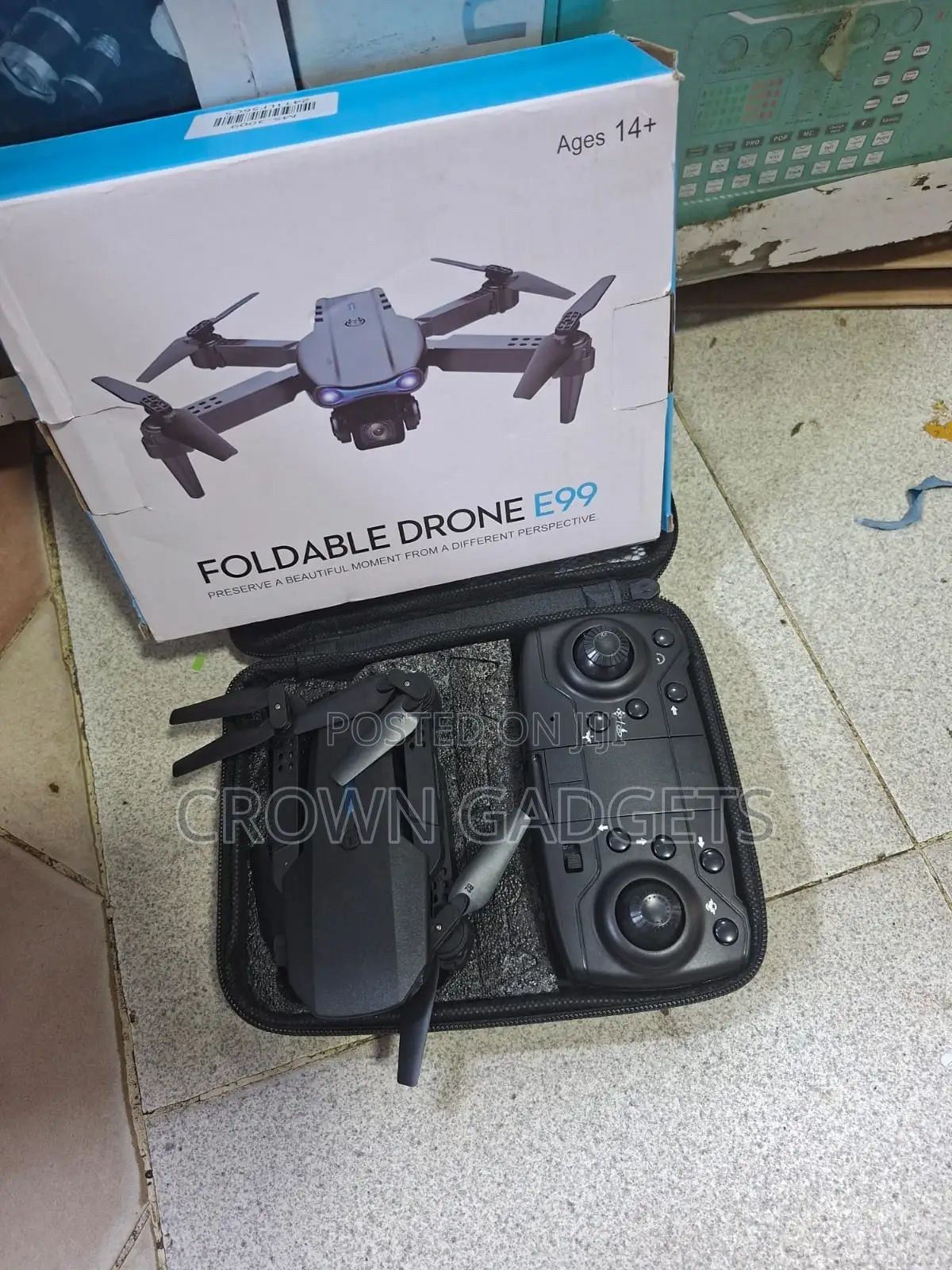 E99 Dual-Camera Foldable Drone 15–20 Min Flight Time