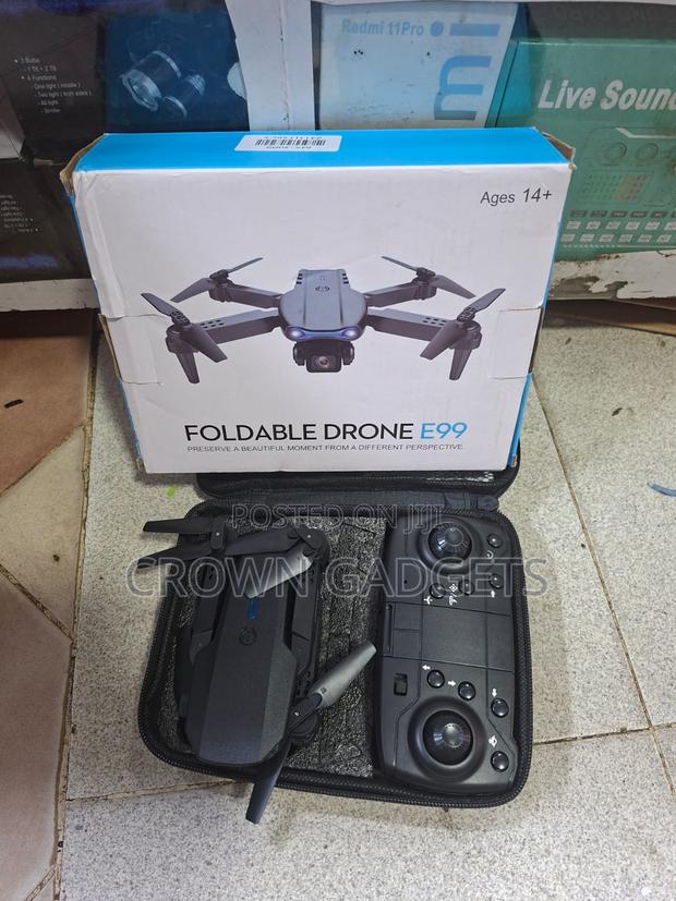 E99 Drone for Beginners – 360° Flips Portable Design - main view