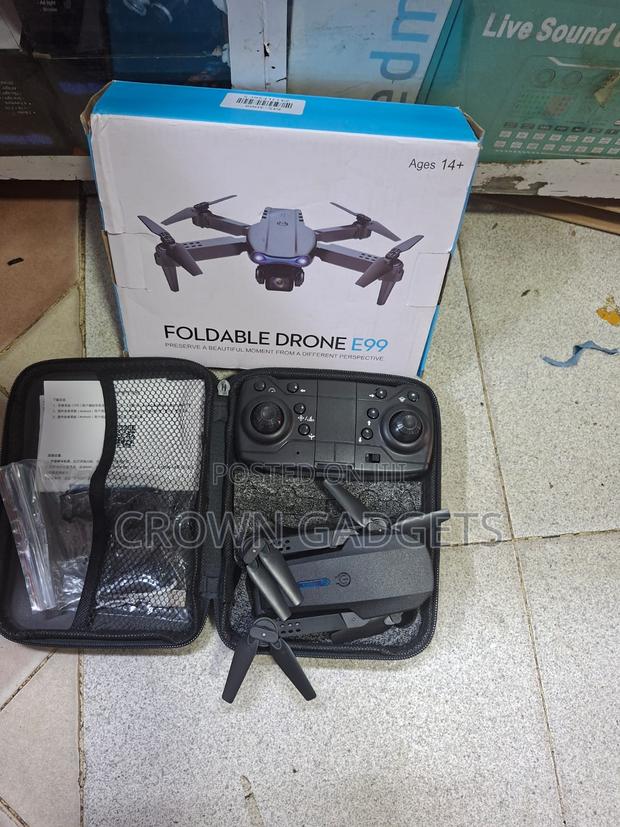 E99 Drone for Beginners – 360° Flips Portable Design - thumbnail 2