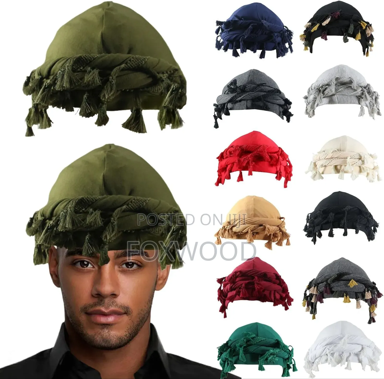Men's Vintage Twist Turban Durag