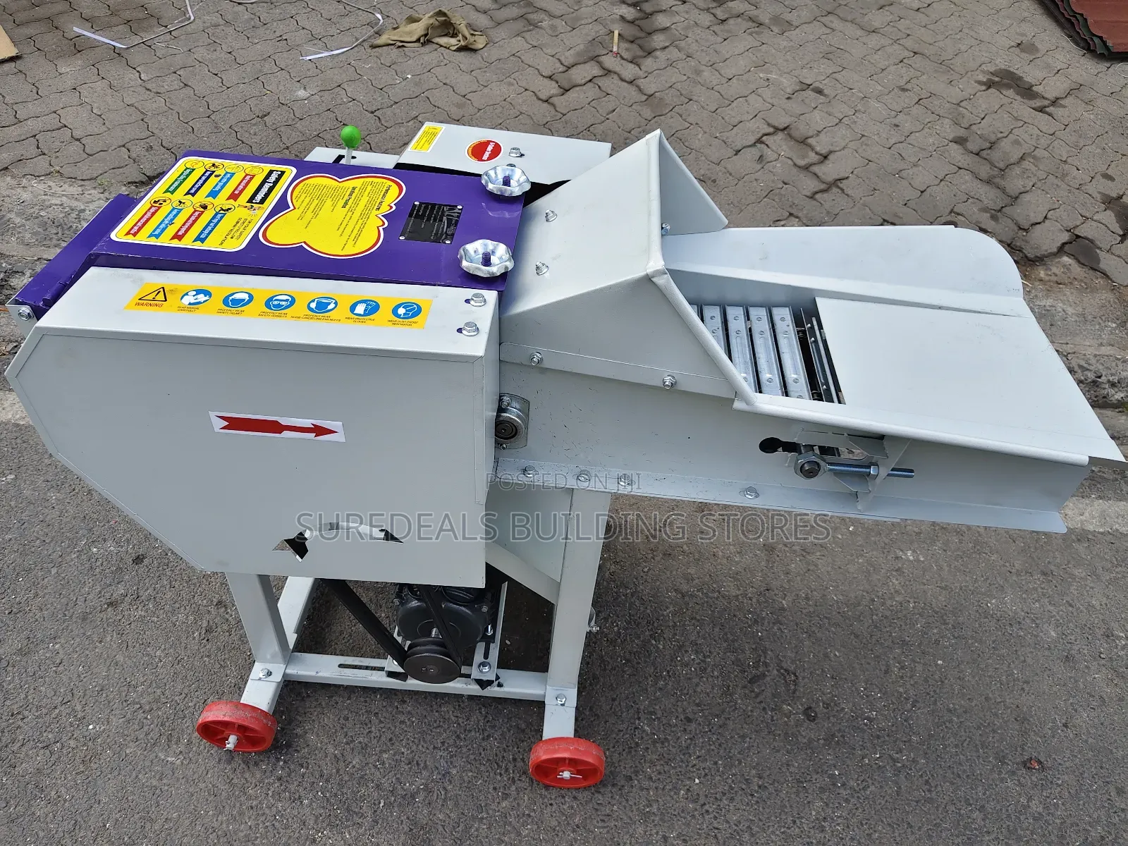 600kg/ Hr High Speed Forage Chopper Machine  / Chaff Cutter