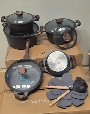 15 Pcs Granite Non Stick Cookware
