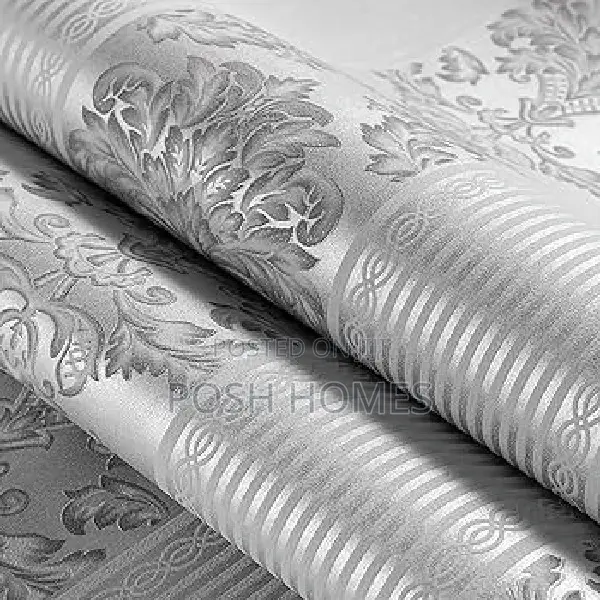 Grey Floral Wallpapers