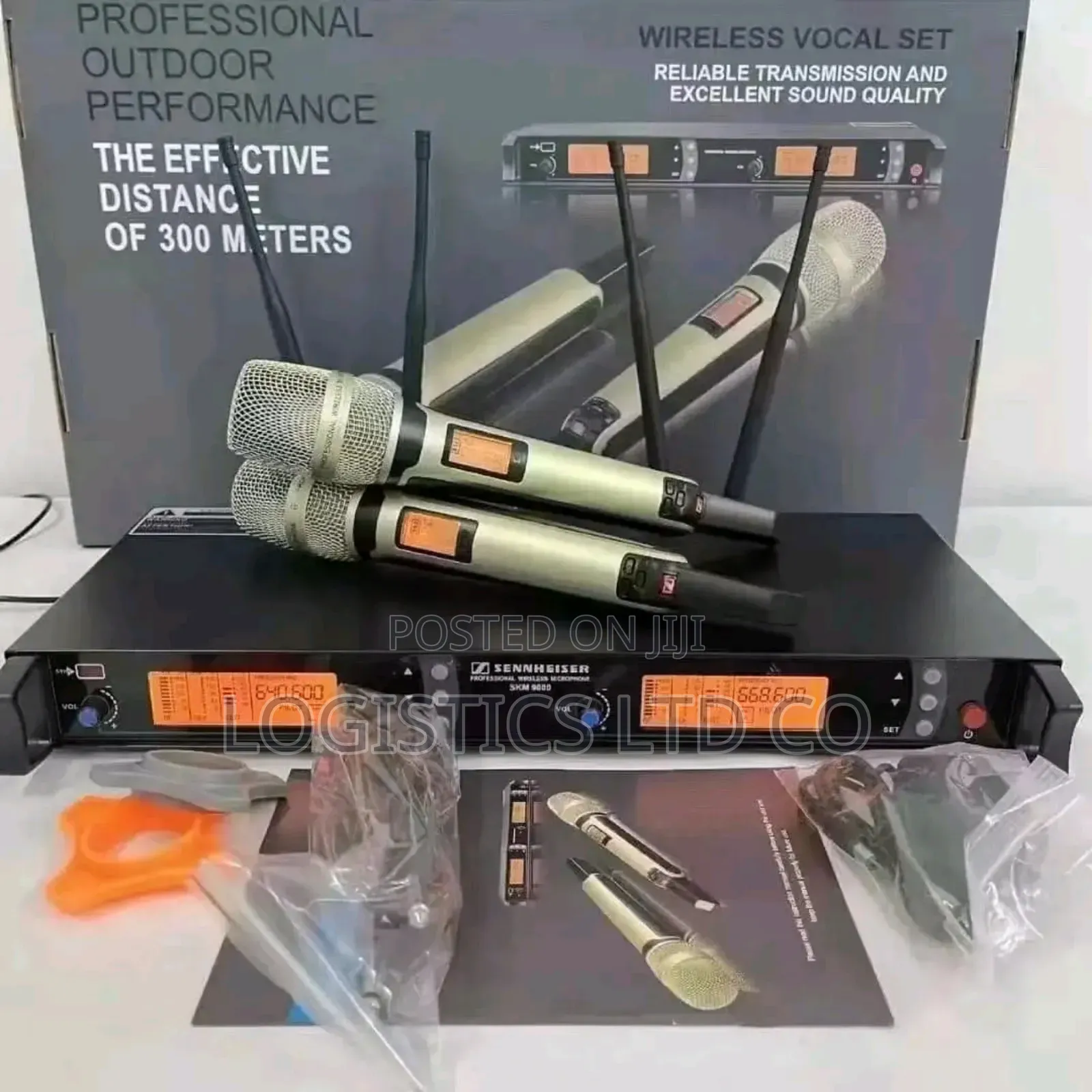 Sennheiser 300m Professional Digital Wireless Microphone 2 in 1