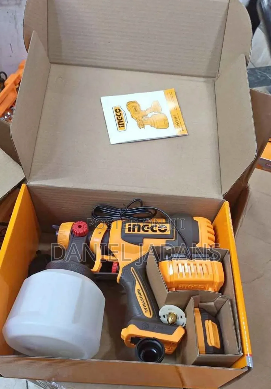 New Affordable/Ingco Cordless Paint Spray Gun
