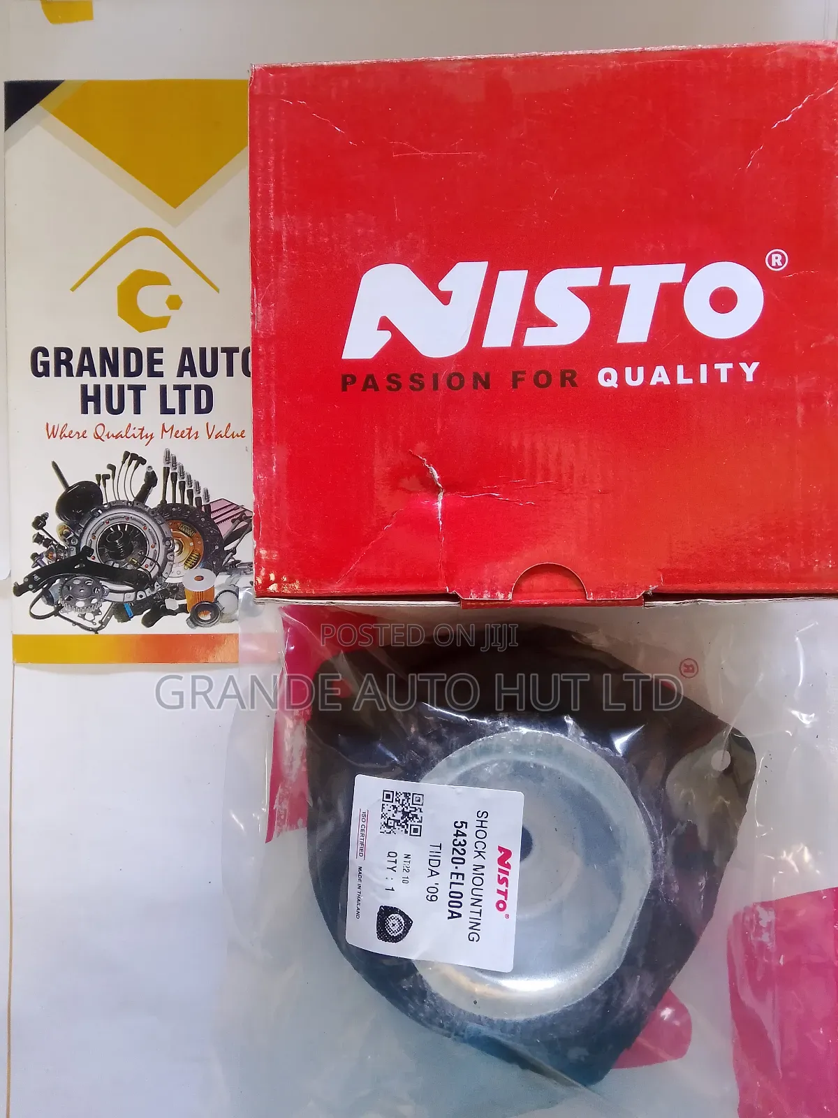 Mounting Shock Front, Left Wheel Wingroad/Ad Y12 (Nisto Brand)