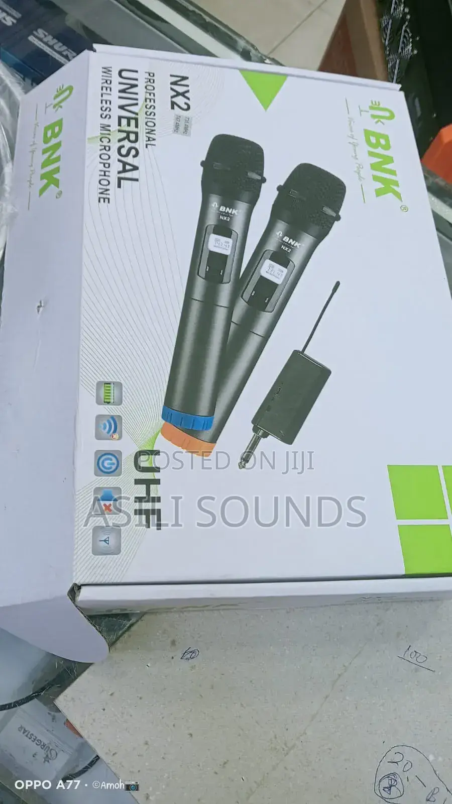 BNK Nx2 Professional Universal Uhf Wireless Microphone System