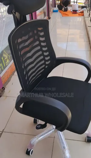 Secretarial Office Chair With Headrest