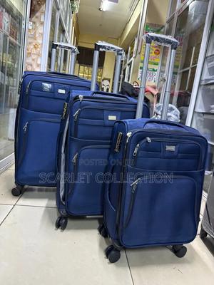 3 in 1 Quality Fabric Suitcases. - thumbnail 2