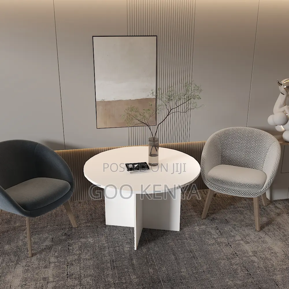 Home Table; Modern Round Dining Table – Compact Design