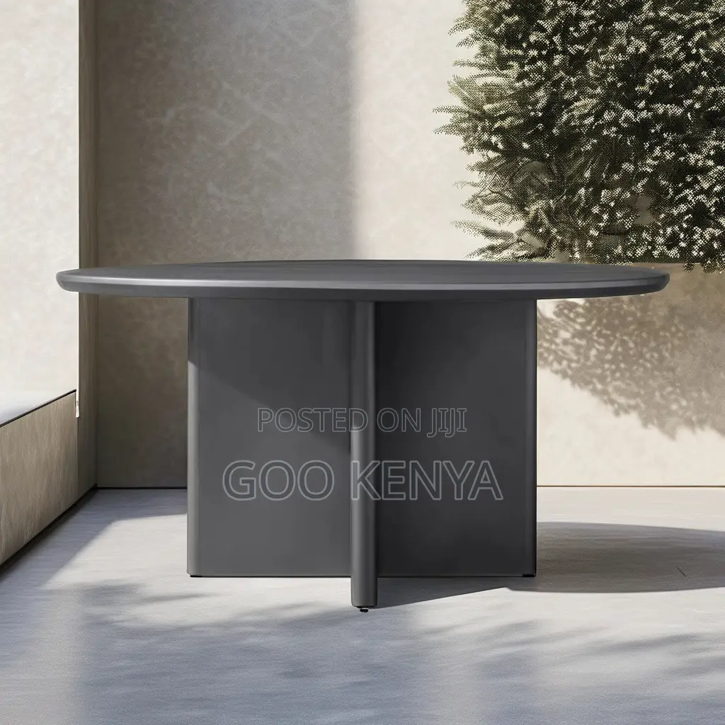 Home Table; Modern Round Dining Table – Compact Design