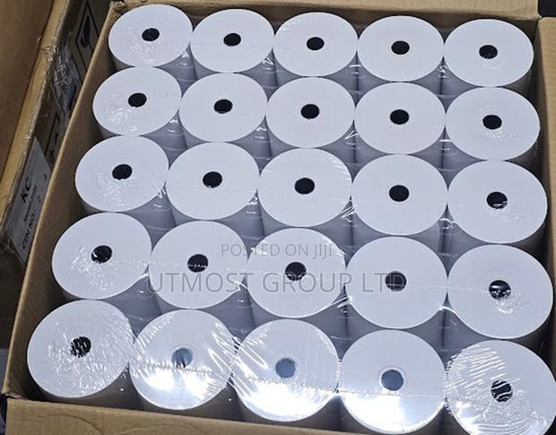 Pos 80x80mm Thermal Receipt Rolls 50 Rolls Box - main view