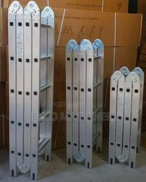 Heavy Duty 4×3 Aluminium Foldable Ladder - thumbnail 2