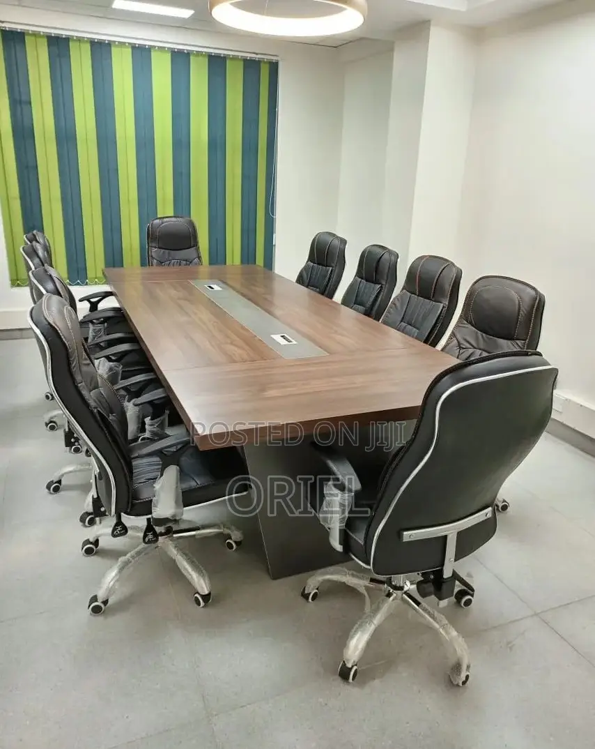 Conference Table; Gucca Corporate Meeting Table With Power Data Ports
