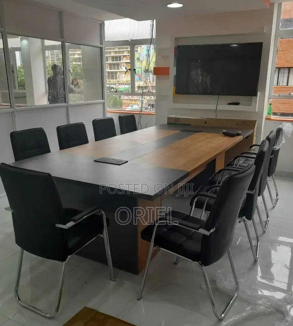 Conference Table; Gucca Corporate Meeting Table With Power Data Ports