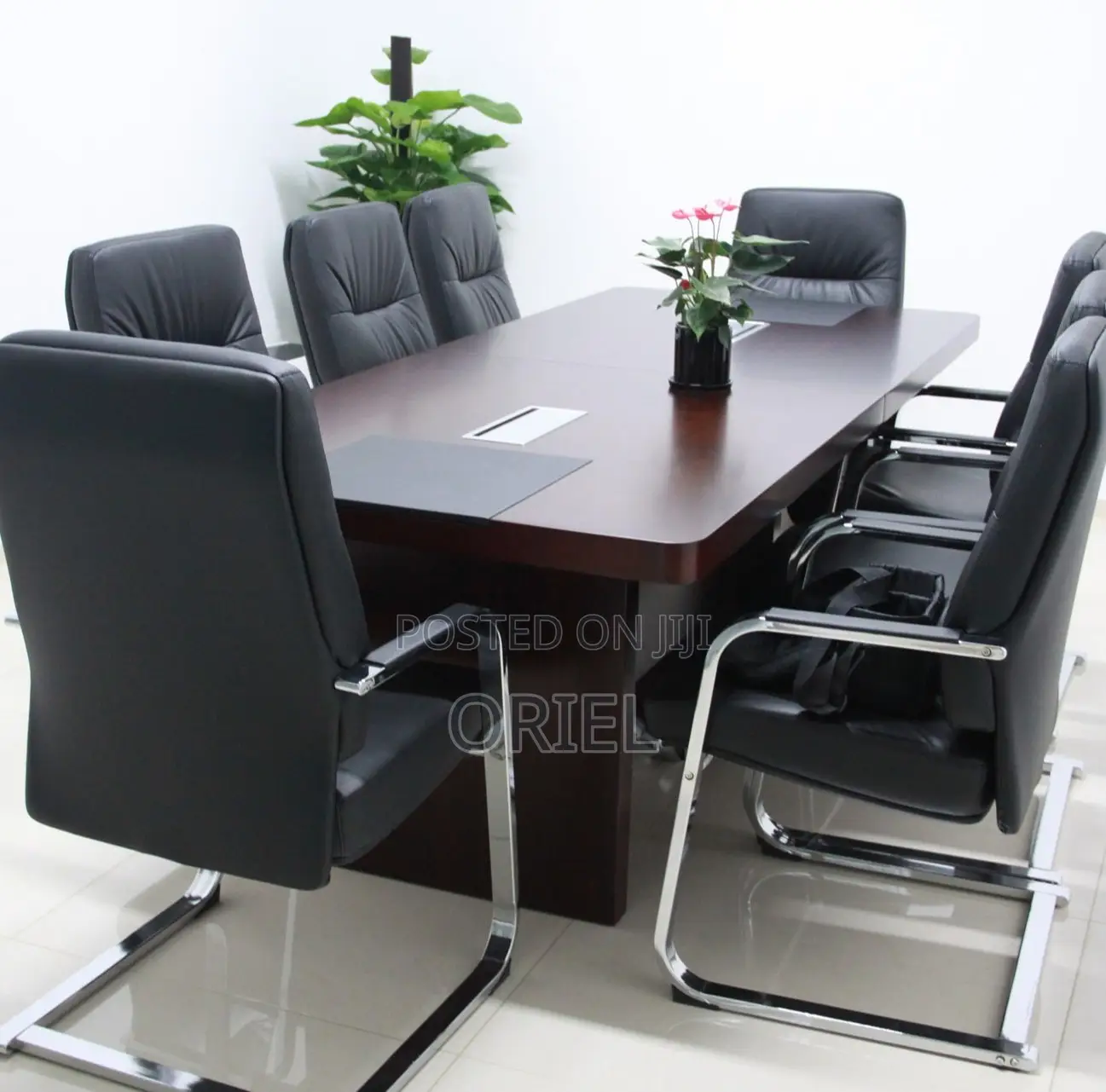Conference Table; Gucca Corporate Meeting Table With Power Data Ports