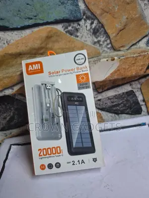 Ami Am-26 Solar Power Bank for Travel Outdoor Use