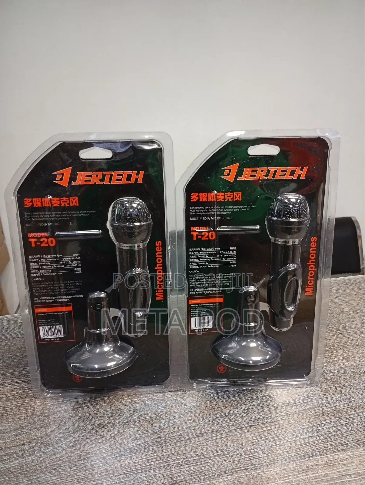 Jertech Microphone T-20 Stand Alone