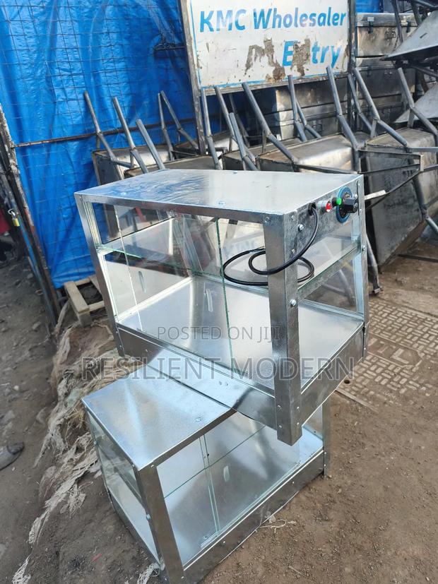 Electric Galvanized Chips Warmer - main view