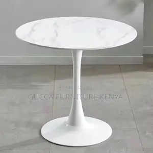Round Luxury Marble Home Office Dining Table