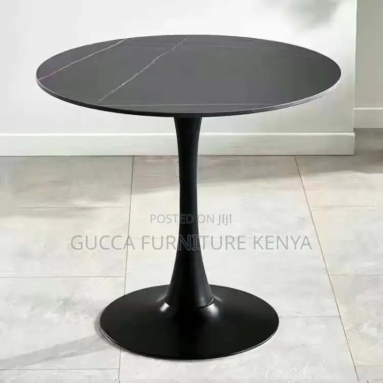 Round Luxury Marble Home Office Dining Table