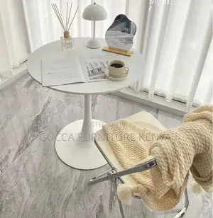 Round Luxury Marble Home Office Dining Table