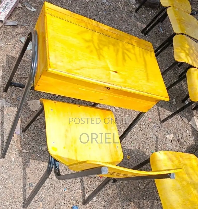 School Furniture; Classroom Learning Desk and Seat Set