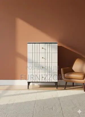 Quality Wooden 4 Drawer Chest for Storage and Decor