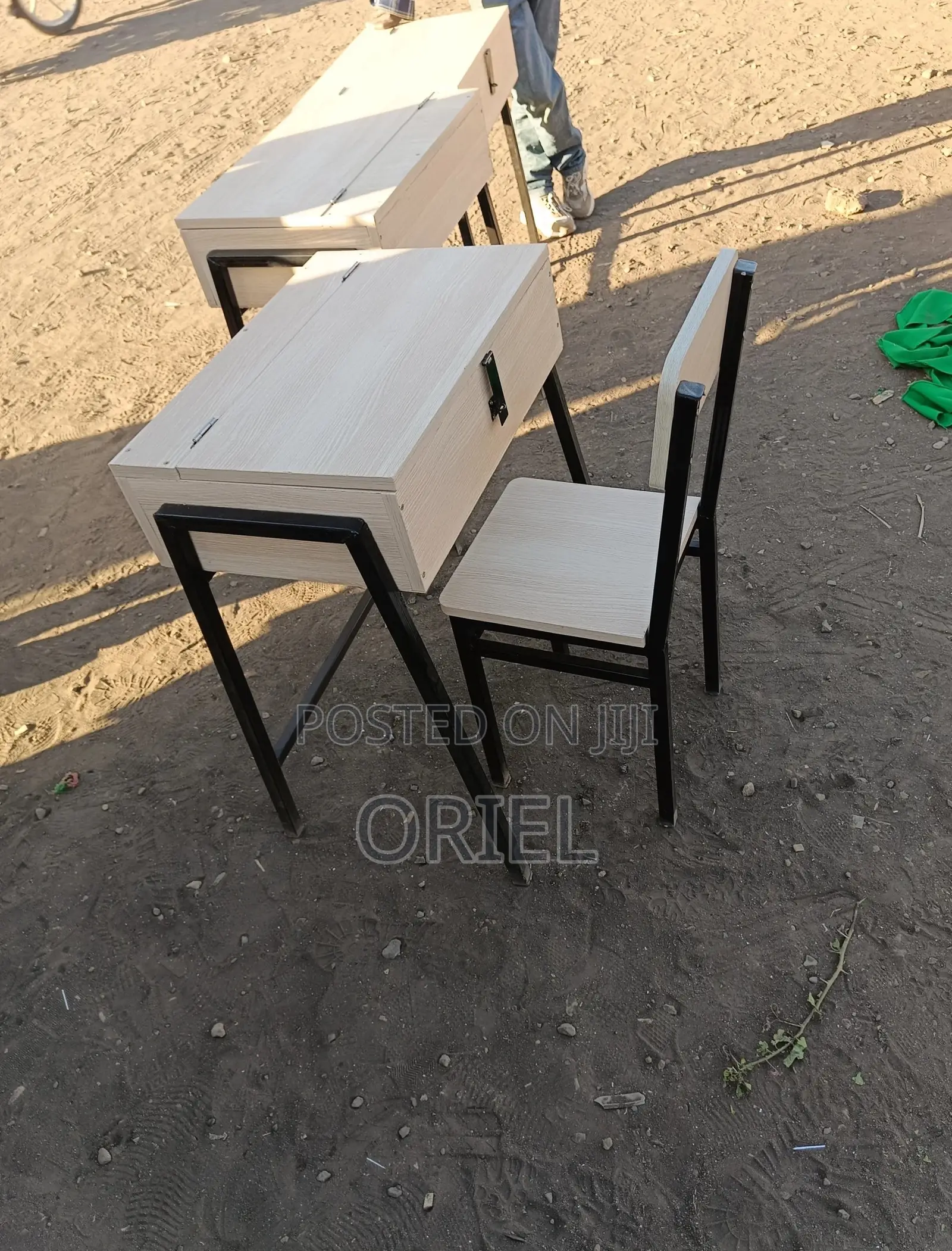 School Furniture; Classroom Learning Desk and Seat Set