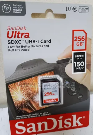 Sandisk Ultra 256gb SDXC Uhs-I Memory Card