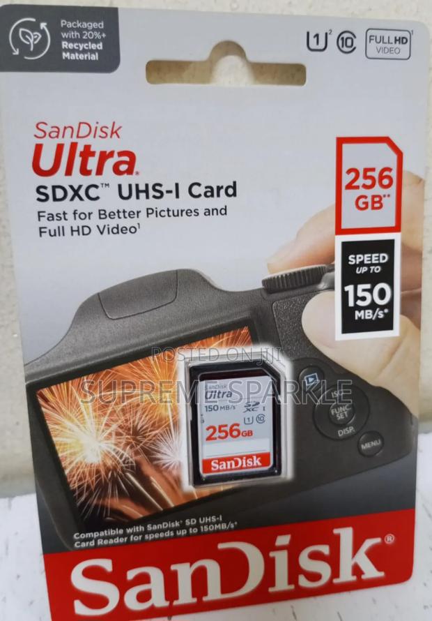 Sandisk Ultra 256gb SDXC Uhs-I Memory Card
