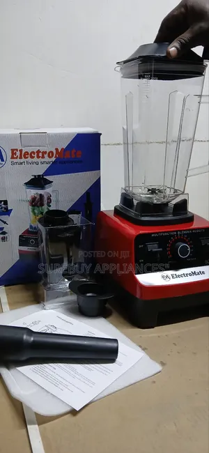 Electromate 2-in-1 Commercial Blender With Grinder Juicer