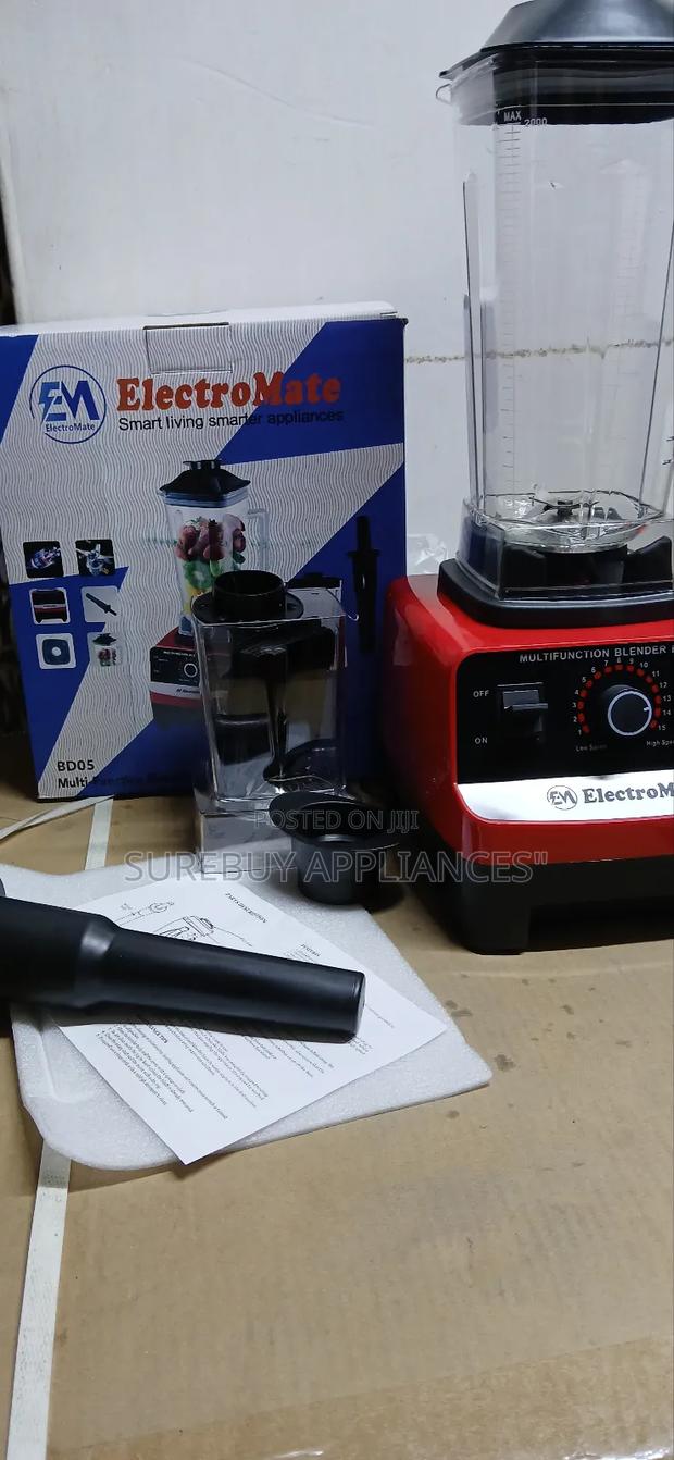 Electromate Heavy-Duty 2-in-1 Commercial Blender – 1500w - main view