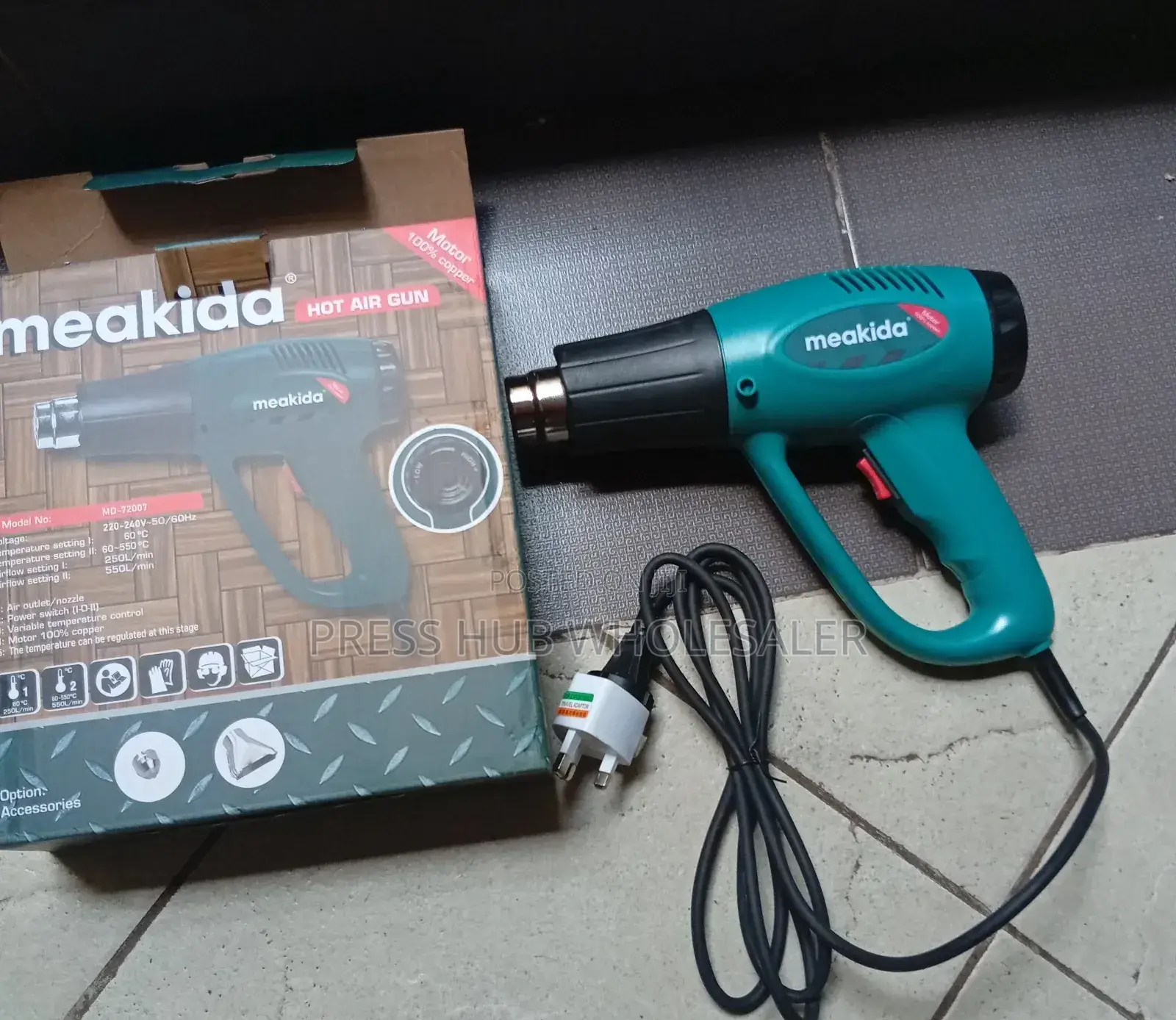 Meakida 2000w Hot Air Gun.*
