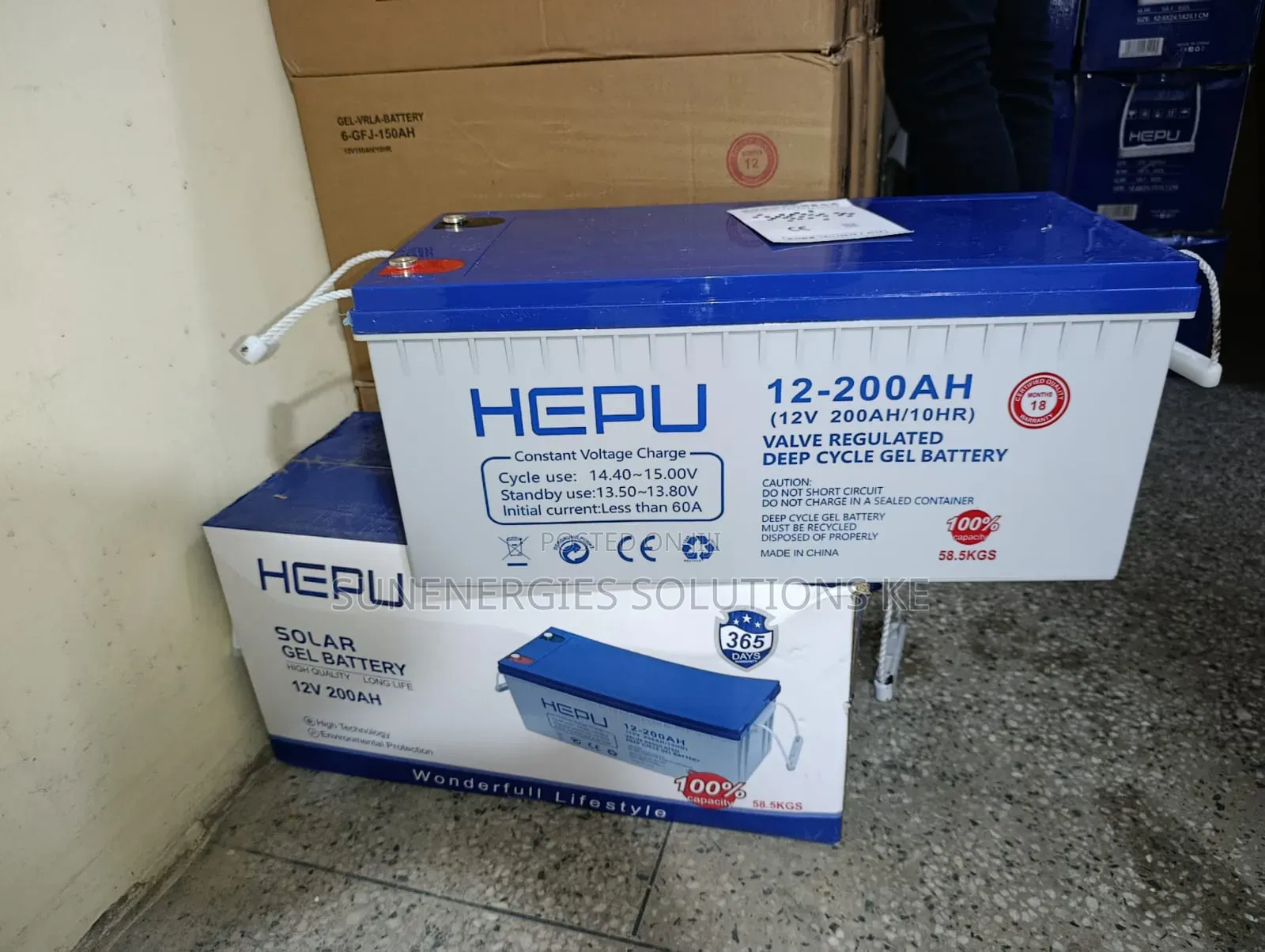 12v 200ah Hepu Gel Battery
