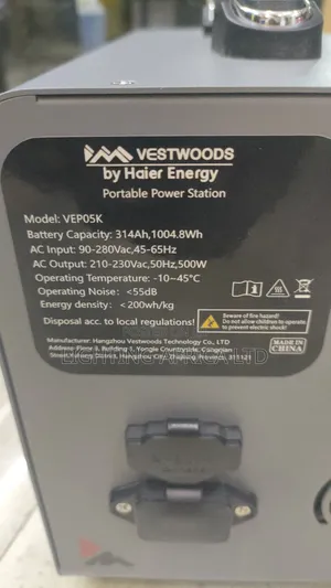 Vestwood Power Station 1kwh - 500w (220v Output) Home Backup
